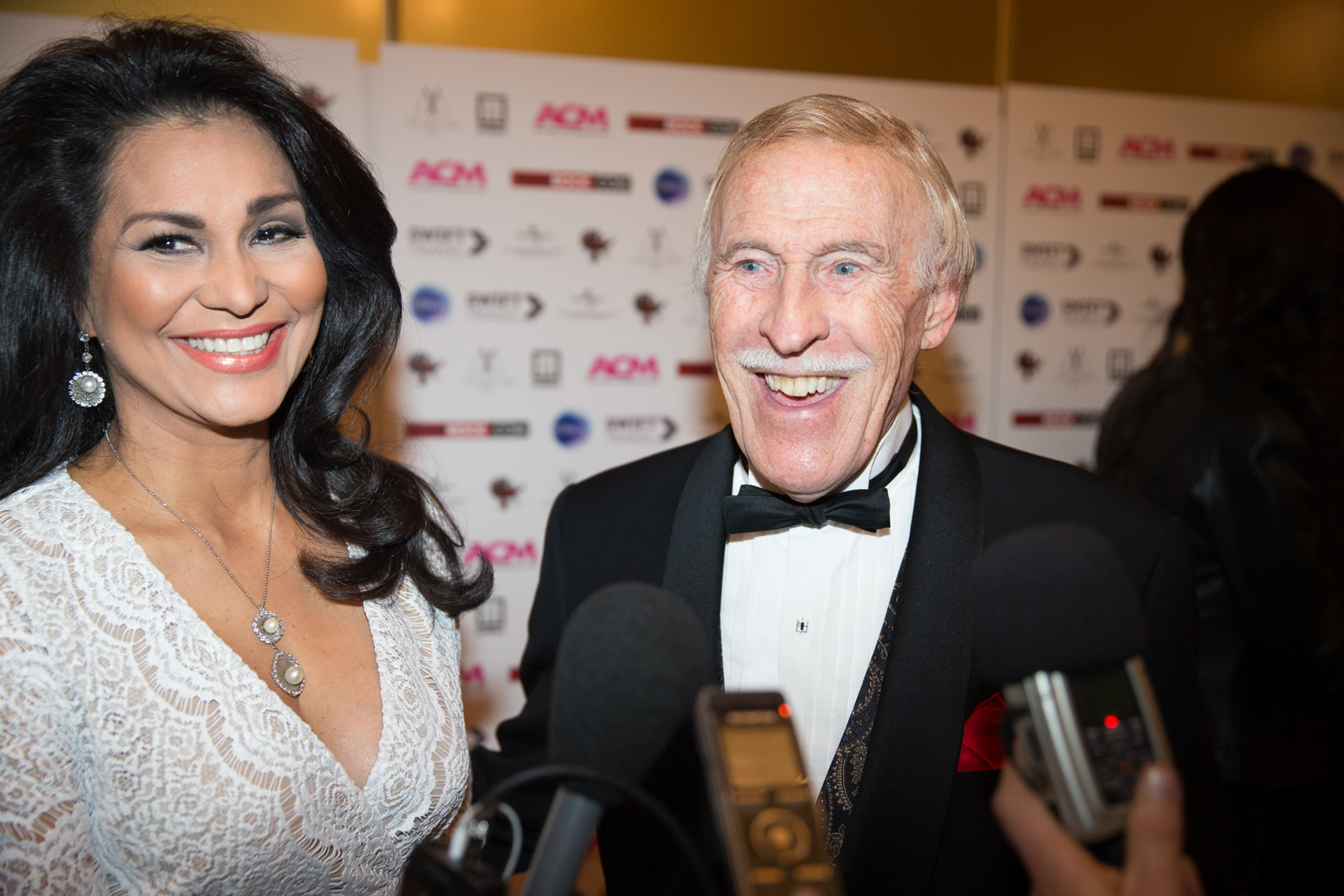 Sir Bruce Forsyth & Lady Wilnelia Merced